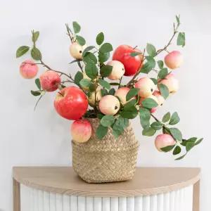 한입사과 상큼바구니 set 40cm 인테리어 조화 모형 장식 소품 꾸미기
