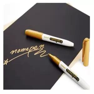 (금색 굵은글씨용 12개) 모나미 금색 네임펜 M 굵은글씨용 12개 1타/금색네임펜/네임펜금색/모나미네임펜