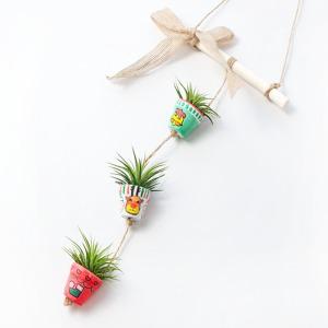 이오난사 미니 화분 행잉 만들기 DIY키트 드로잉 공기정화식물 틸란드시아 인테리어소품