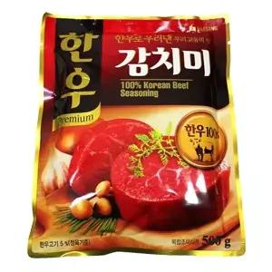 대상 청정원 프리미엄 한우 감치미 500g
