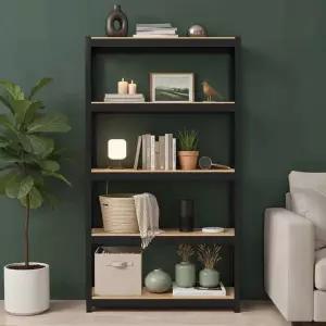 스피드랙 다용도 5단 철제 선반 100 x 40 x 180cm - 블랙 드레스룸 옷 다용도 수납 정리 코스트코