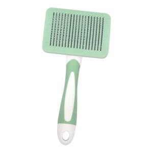 강아지 비숑 슬리커 핀 브러쉬 강아지빗질 민트그린 S