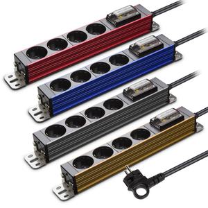 국산 현대 서버탭 멀티탭 4구 3m 누전차단 고용량 4000w 냉장고 에어컨 콘센트