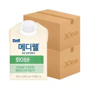 [메디웰] 화이바팩 200ml 60팩(2박스)/구뉴트리웰 리뉴얼