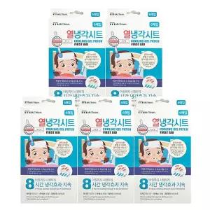 메이클린 열냉각시트 6매입 x 5개 / 유아 아기 이마 해열 패치 냉각 열내림 열패치