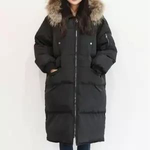 ONM B급 W20926 윈터 학생 남녀공용 따뜻 리얼 라쿤퍼 오