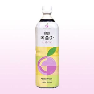 웰진 복숭아 아이스티 1000ml / 과일원액 희석음료 에이드 하이볼