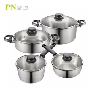 pn풍년 통3중 인덕션겸용 위더스 뉴트로IH 스텐냄비