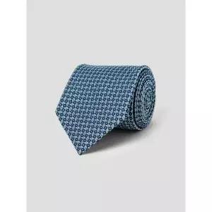 [갤럭시] 실크 미니 기하 올오버 타이 (MADE IN ITALY) - 에메랄드 그린 (GA5181MM4M)