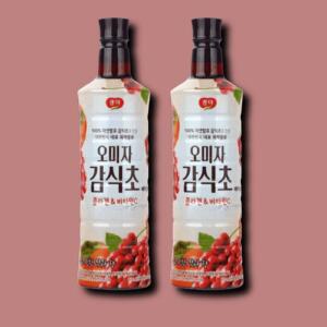 [기타] 오미자 감식초 효능 광야 늘감사 오미자감식초 베이스 970ml 2개