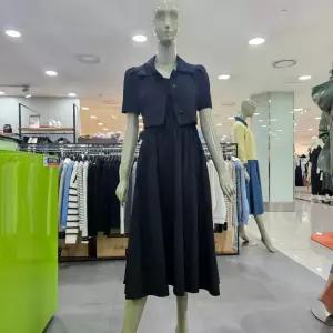 시슬리/애플아울렛/크롭 재킷 레이어드 롱 원피스/SAOPF1531