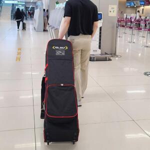 고품질의 골프 항공커버 항공백 고급 우레탄 바퀴로 이동 편하게