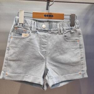 에스핏 HC22 롤업3.5부 데님 반바지 쥬니어여아 롤업3.5부 데님 반바지 sjz304fjpt47