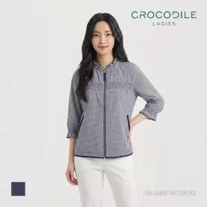 [크로커다일레이디] 체크 패턴 집업 점퍼_CLCMJP102