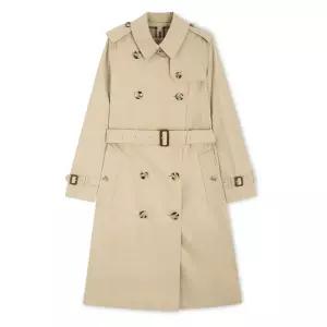 버버리 여성 롱 케징턴 헤리티지 허니 트렌치코트 8079414