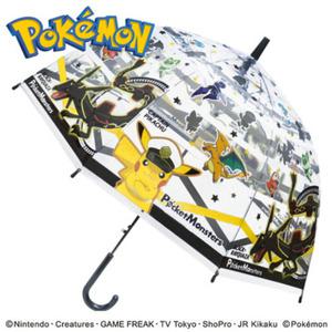 포켓몬스터 크로스 피카츄 장우산 돔형 비닐우산 자동 초등학생 코라이돈 리자몽