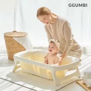 퀵폴딩 아기욕조 모션인식 수온계 포함)+등받이 세트