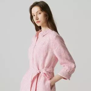 [롯데백화점]요하넥스 린넨 스트라이프 원피스 J5B5D13