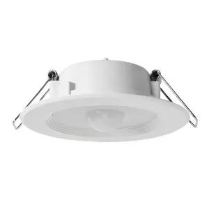 국산 LED 원형 센서 다운라이트 3호 5W 화이트 타공 75mm (3인치) KS 매입등 동작감지 잔불제거 현관 복도