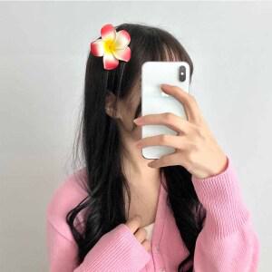 디아브 알로하 바캉스 플라워 헤어핀 집게핀 하와이안 꽃핀 머리핀