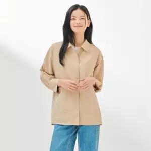 [본사]여성 오픈카라 자켓형 7부 셔츠-DARG5465B0X