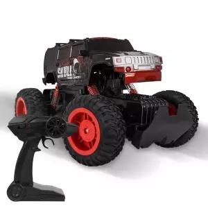 [토이게이트]1:12스케일 스컬 투톤 블랙 4륜 충전식 오프로드 리모콘 무선조종 RC카