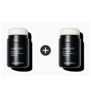 블랙몬스터 헤어 퍼프 쿠션 증모 흑채 정수리 커버 2개