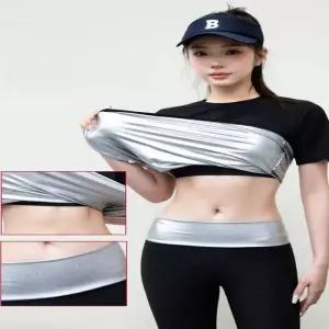 ONM 여성 땀배출 다이어트 땀복 반팔 상하의 세트