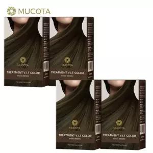 트리트먼트 이지컬러 염색제 시즌2 최신상 4박스 다크브라운