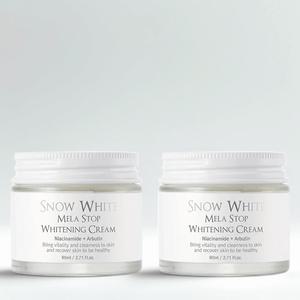 뷰티레시피 스노우화이트 멜라스탑 화이트닝 크림 80ml 2개