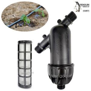 국산 Arisu 액비 여과기 20mm (소형) 망사 스크린필터 100메쉬 농업용 관수용품