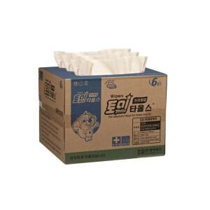 토미 프리미엄타올스 6겹 300매 DBK-204 와이퍼타올 기름제거종이 기름흡착 휴지 동방제지