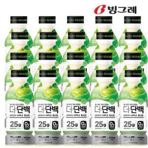 빙그레 더단백 워터 프로틴 청사과 드링크 400ml (20입) 단백질 음료