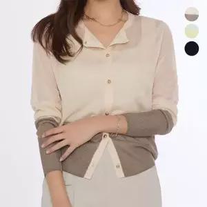 TAGME 시스루 투톤 가디건 3종 택1