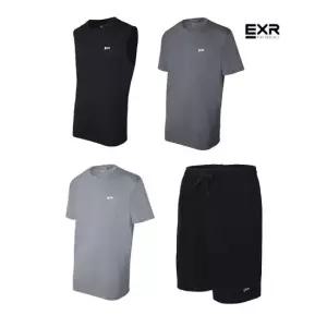 [EXR] 25SS 올라운드 남성 스포츠 상하 세트 티셔츠+하프팬츠_M