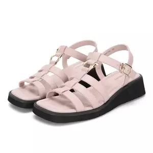 바바라 소가죽 T스트랩 여성샌들 4.5cm_AAG334PK