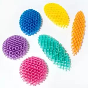 벌집 피젯토이 랜덤혼합 12개 /감각발달완구/스트레스해소/촉감놀이/재활운동/손힘운동/심신안정/말랑이