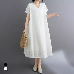 화세 (77까지)루즈레이스뮤트원피스_HB5MOP053C