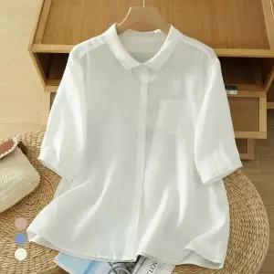 화세 (77까지)심플클래식블라우스_HB5MBL236C