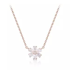 [엘르주얼리] 미니 플라워 스톤 목걸이 ELBRNN240