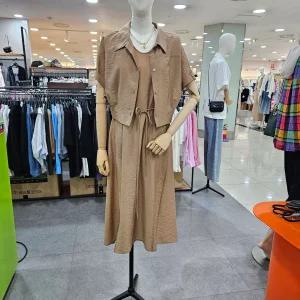 시슬리/애플아울렛/플레 셔츠 세트 롱 원피스 SAOPA3541