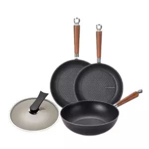 해피콜 그래핀 IH 프라이팬 4종세트 팬24 28 웍28 뚜껑28 인덕션 프라이팬 코팅 후라이펜