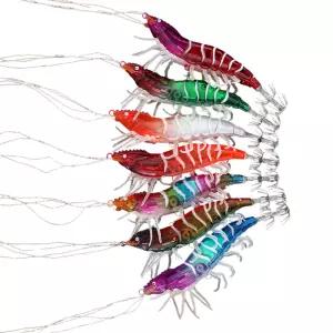 쿠미 줄초상 리얼 쉬림프에기 새우에기 UV케이무라 10개 세트 갑오징어 쭈꾸미 한치