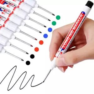 긴머리 틈새 마카펜 금속 나무 마커펜 마커/마킹펜/데코펜/마커팬/산업용/목공/설계/작업/구멍/방수