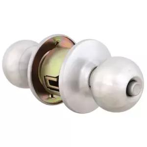 정화테크 욕실용 도어록 5001SS/방문/손잡이/문/고리/도어/화장실/출입/교체/둥근/원형/현관/정/도어락