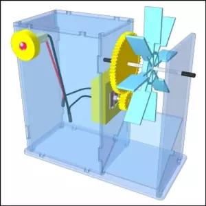 (수력발전의 원리) 뉴 친환경 수차 만들기/과학/키트/실험/상자/교육/시계/세트/완구/DIY/교구/자동/재료
