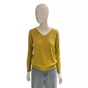 [롯데백화점]abfz 브이넥 긴팔 기본 니트 ADZ4HW51K