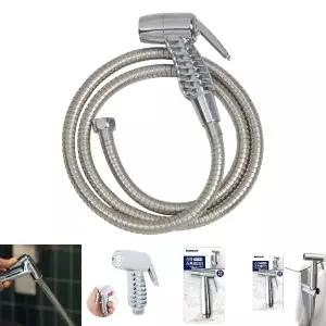 (미니 1.5M) 스프레이건 메탈 호스 세트/욕실건/화장실/욕실/분사기/수도/물스프레이건/화장실건/청소