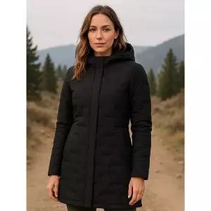 [하프클럽/마운티아]여성 헤라  미드패딩 블랙_1MQJDW2505