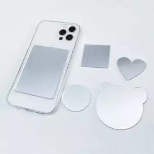 미니거울 붙이는 휴대폰 미러 스티커 핸드폰 아크릴 폰꾸 다꾸 포카